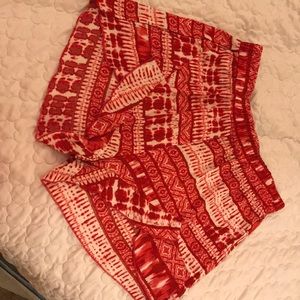 Blue and white shorts